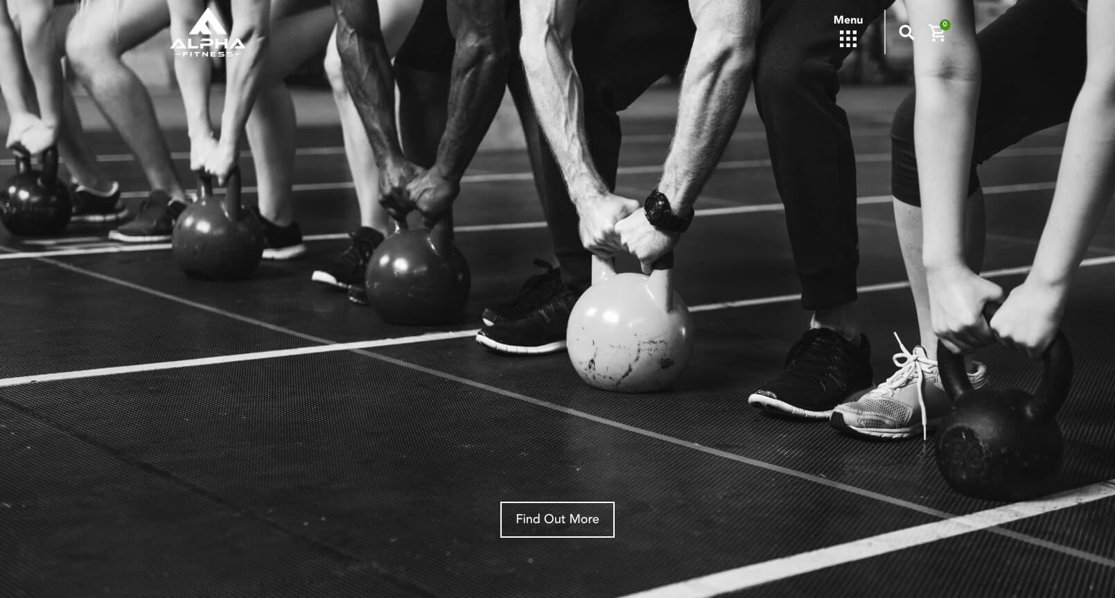Alpha Fitness - Front Page