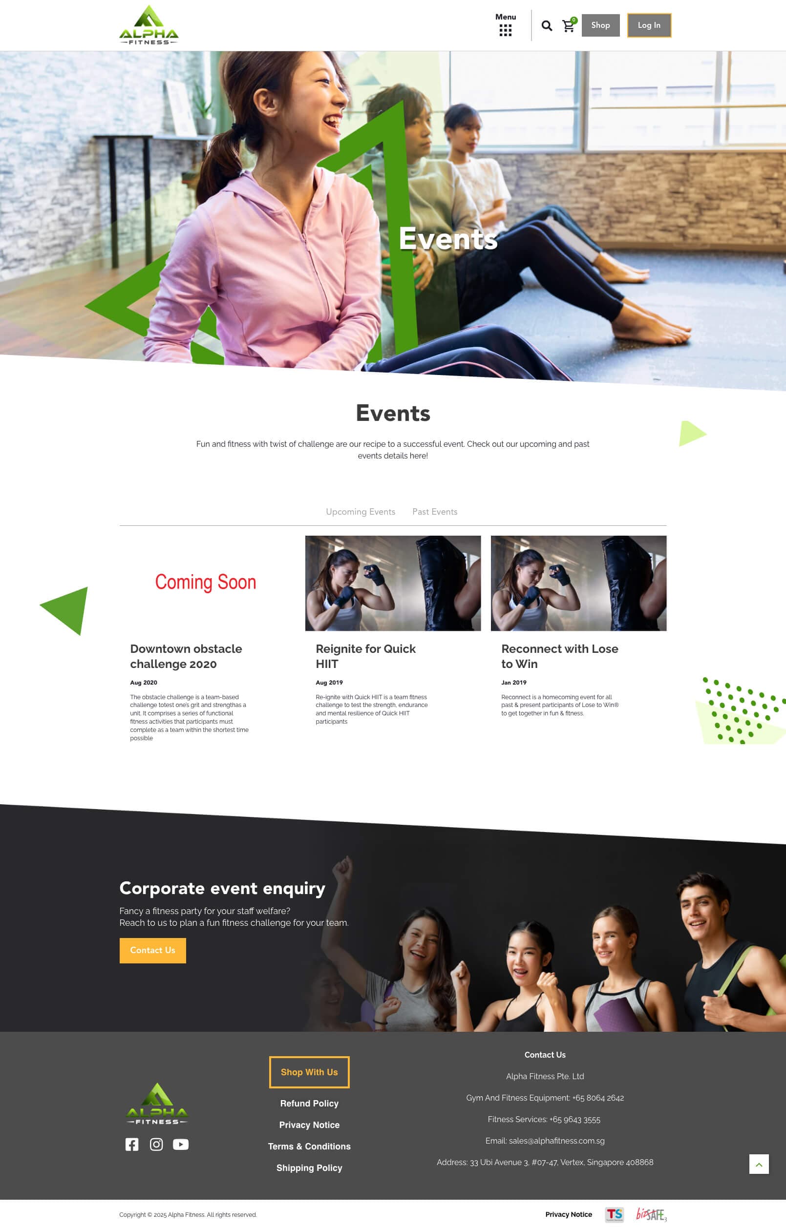 Alpha Fitness - Events