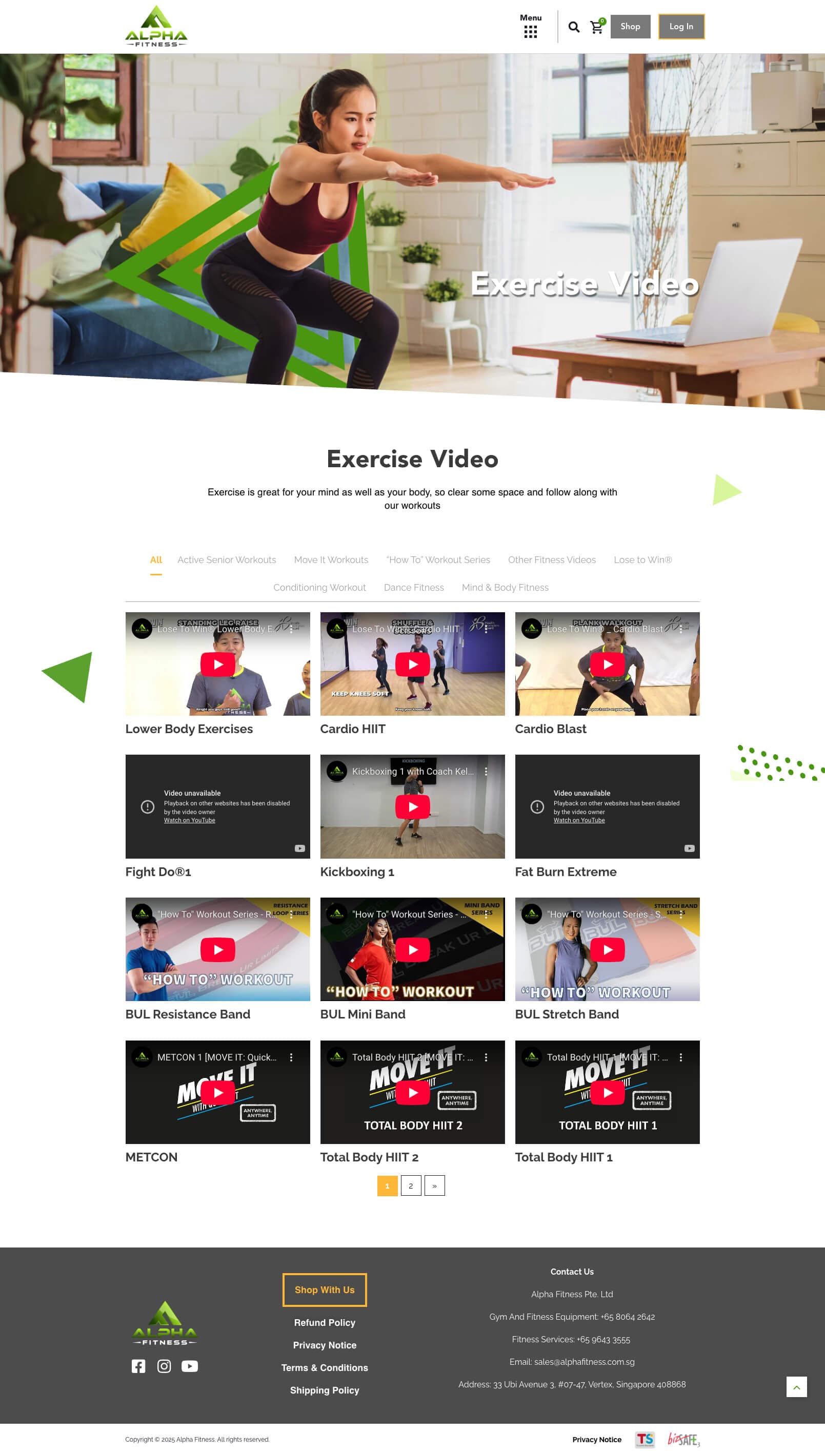 Alpha Fitness - Exercise Videos