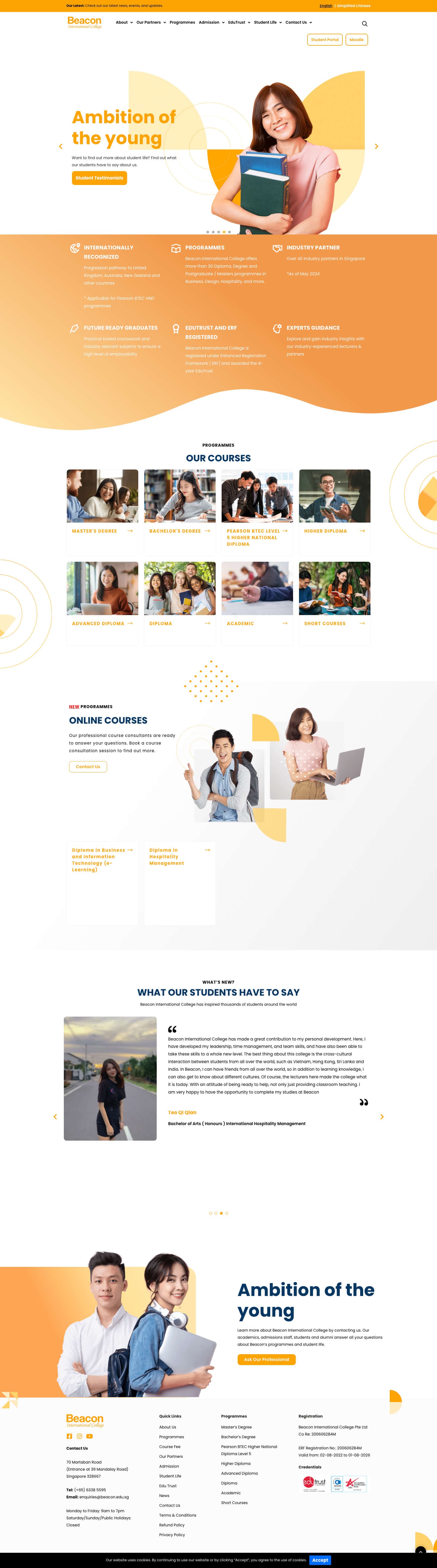 Beacon International College - Home