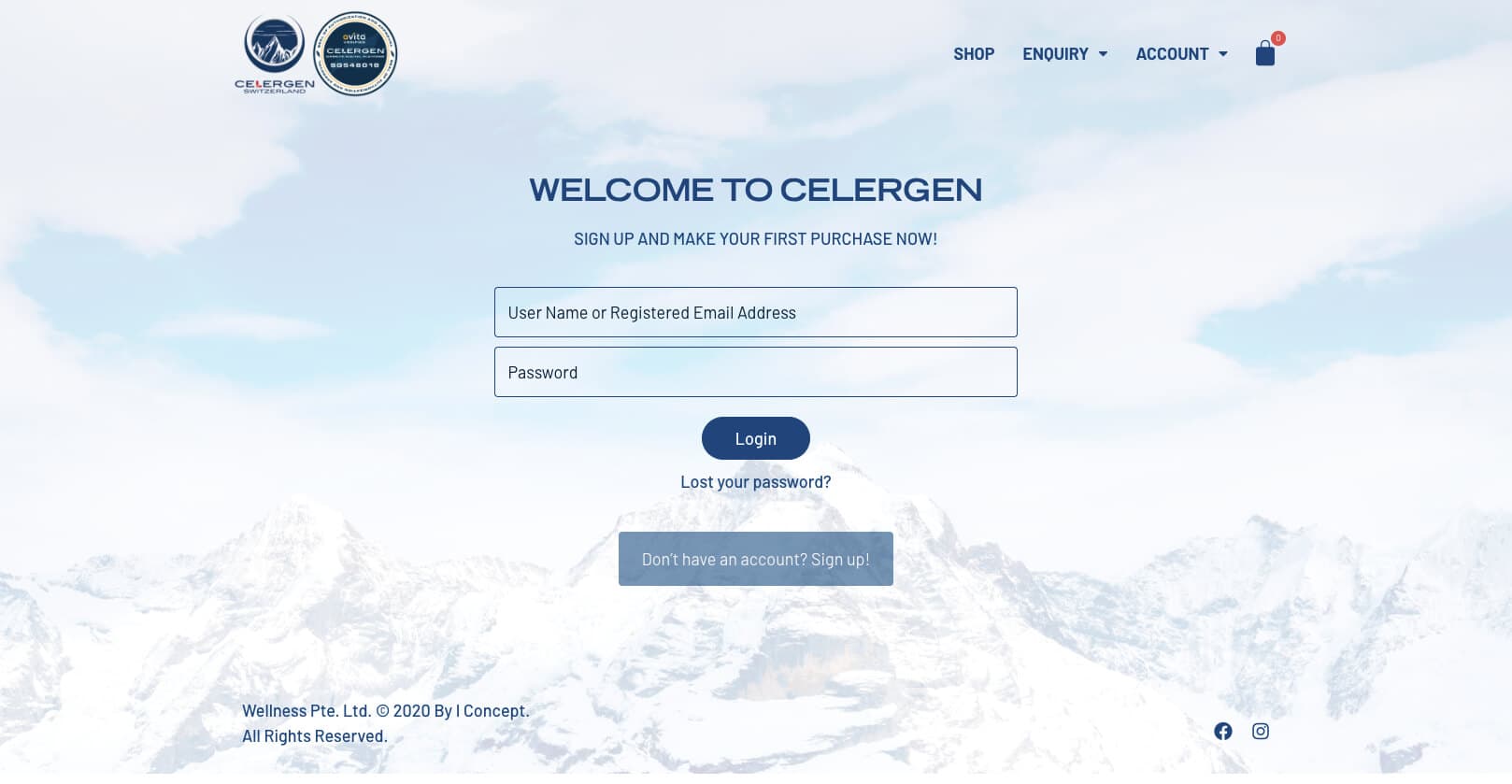 Celergen - Login
