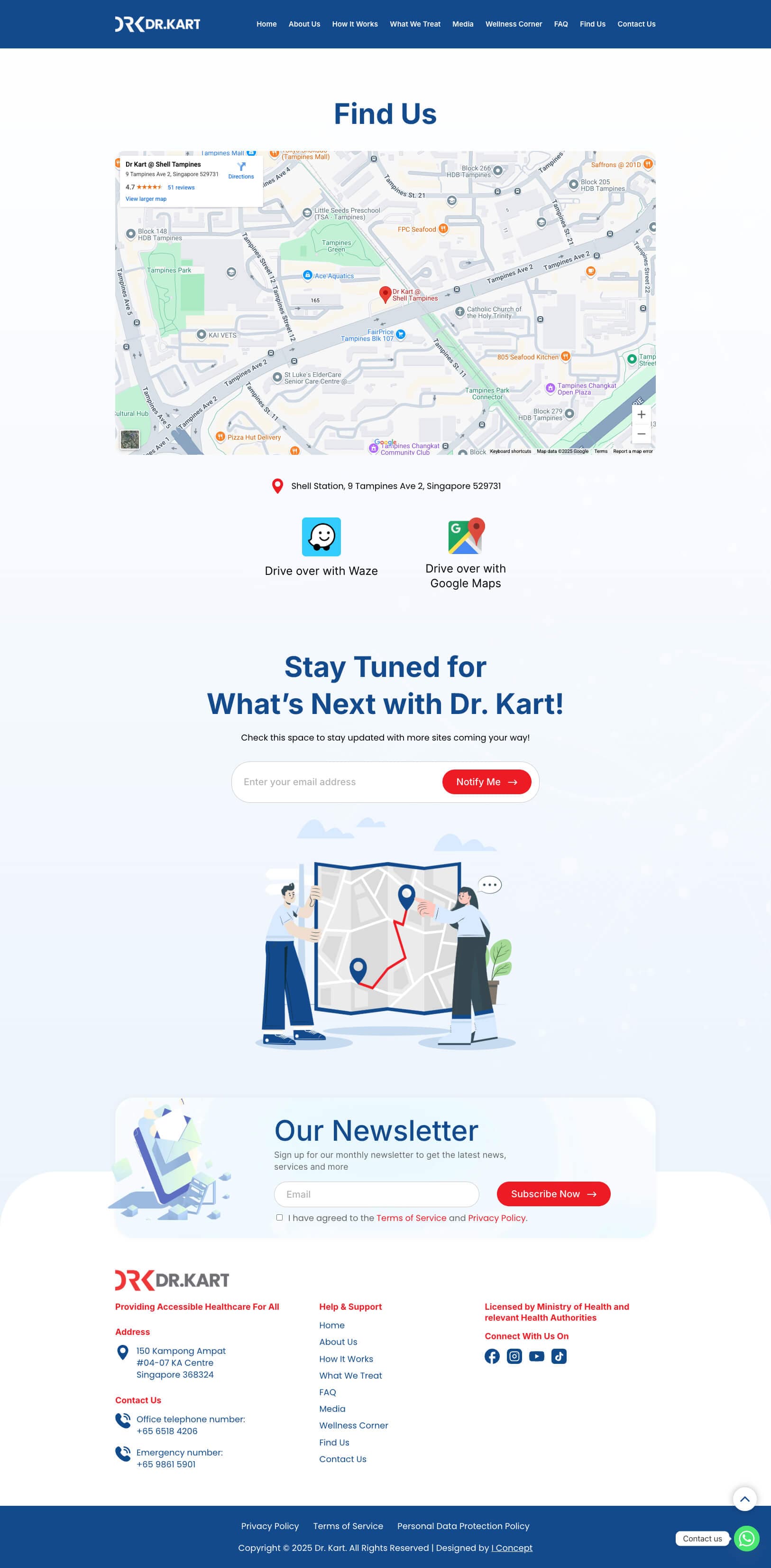 Dr. Kart - Location