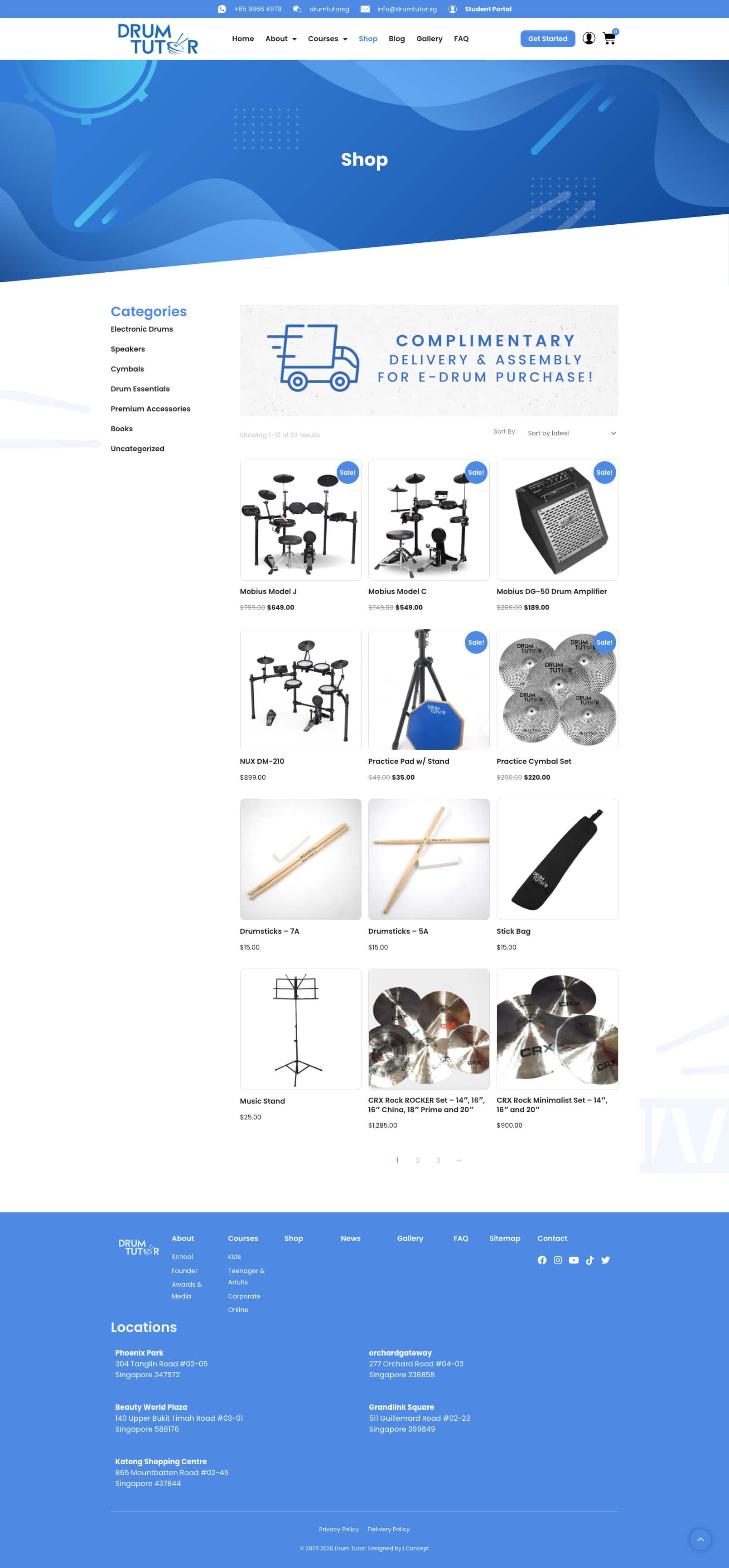 Drum Tutor - Shop