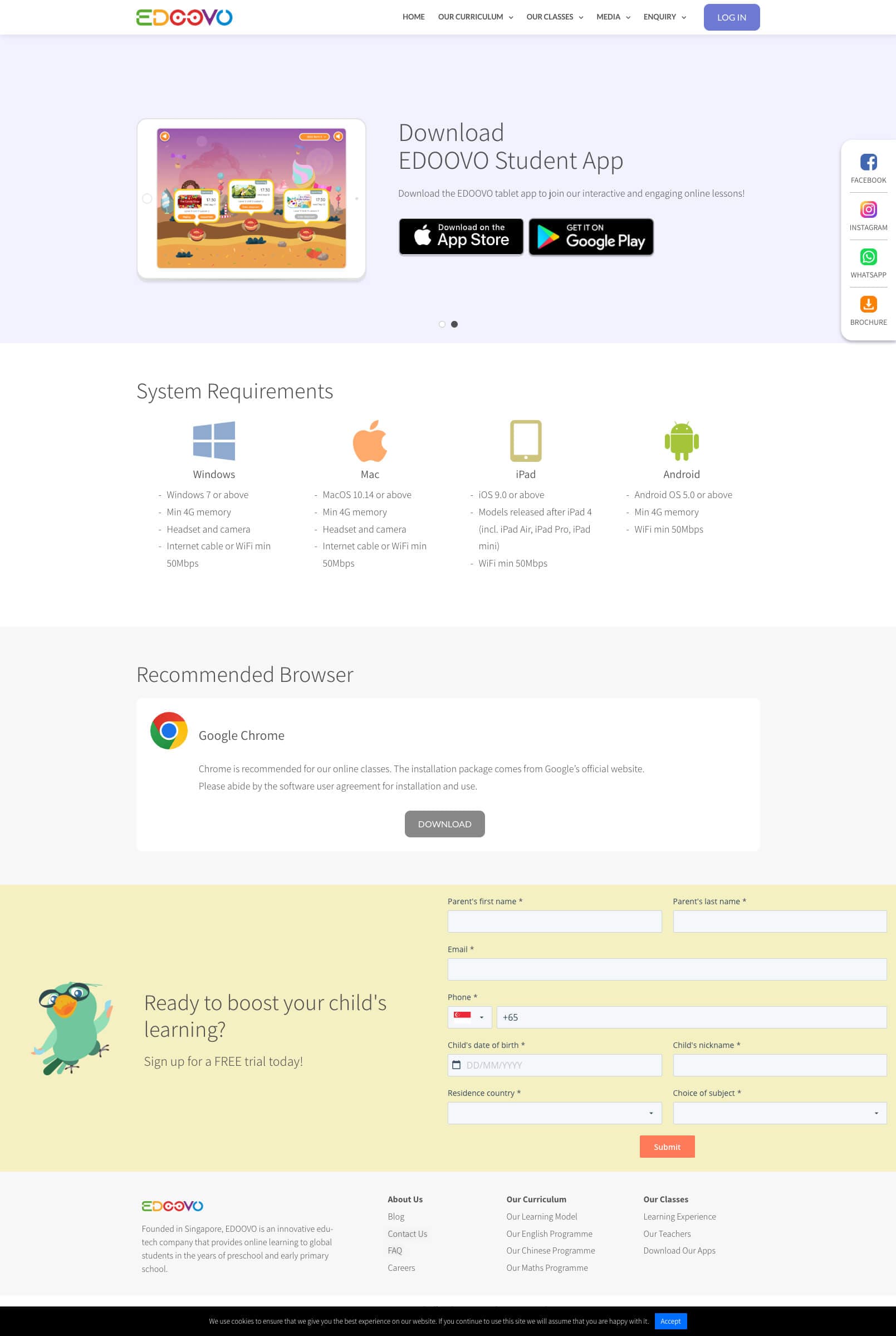 EDOOVO International - Download App