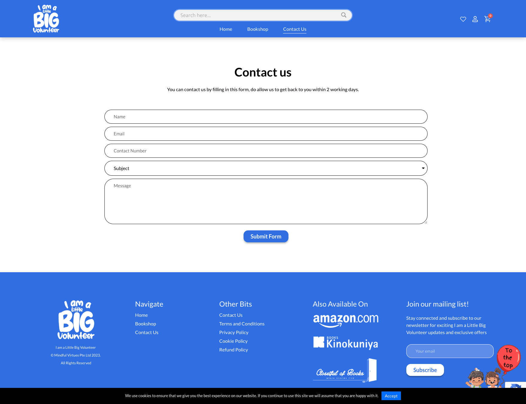 Little BIG Volunteer - Contact