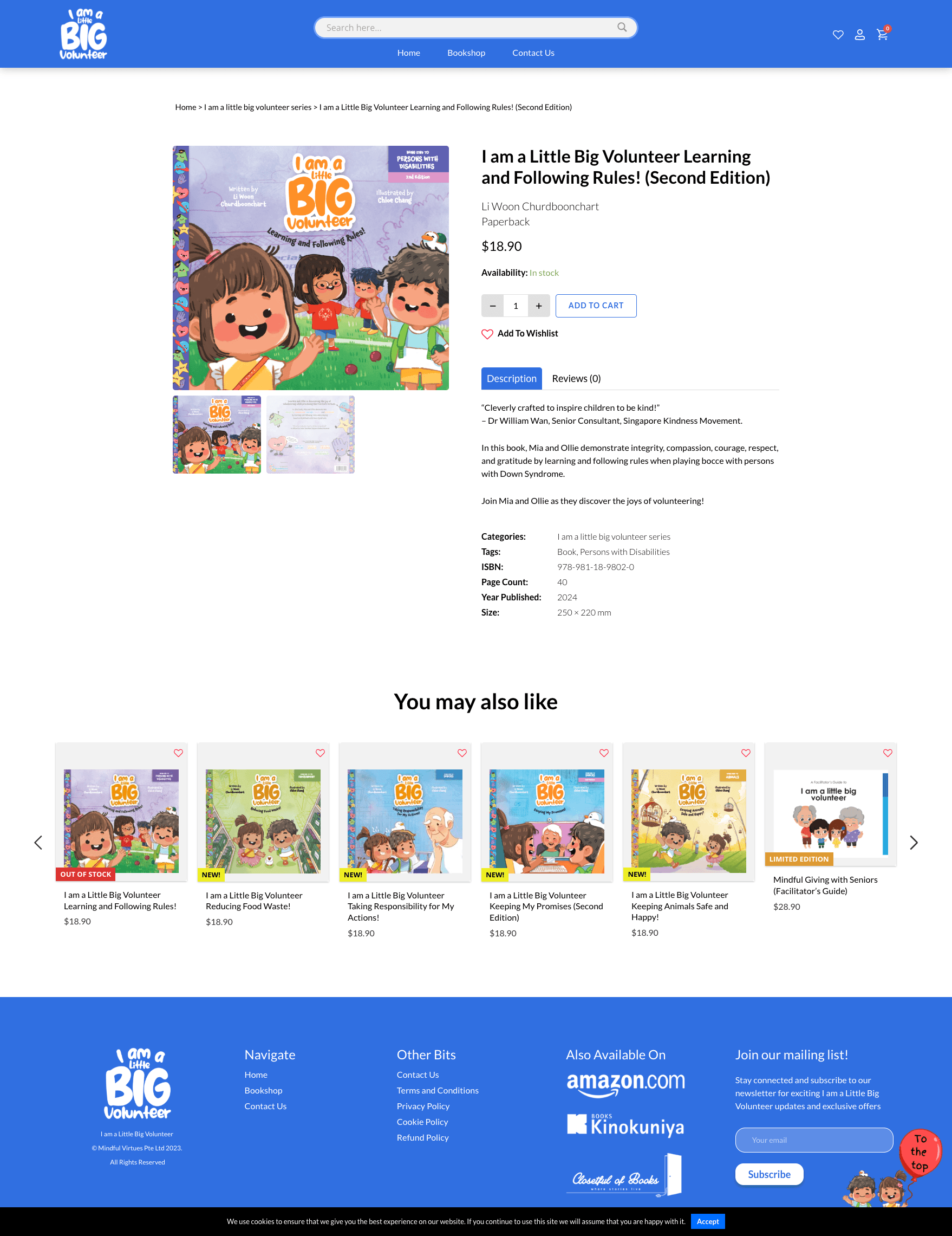 Little BIG Volunteer - Product Details