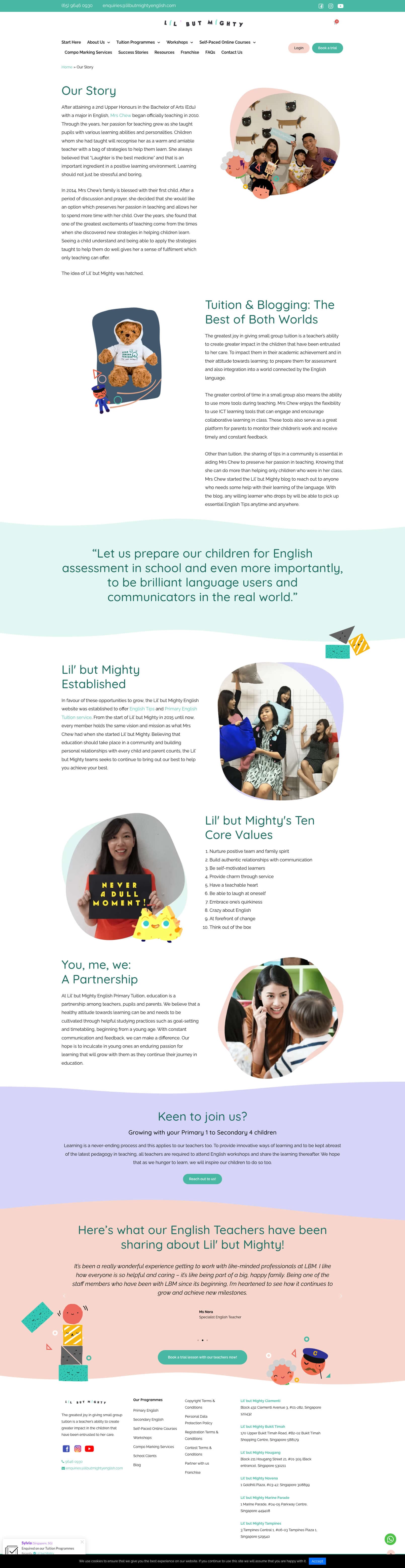 Little but Mighty English - Story