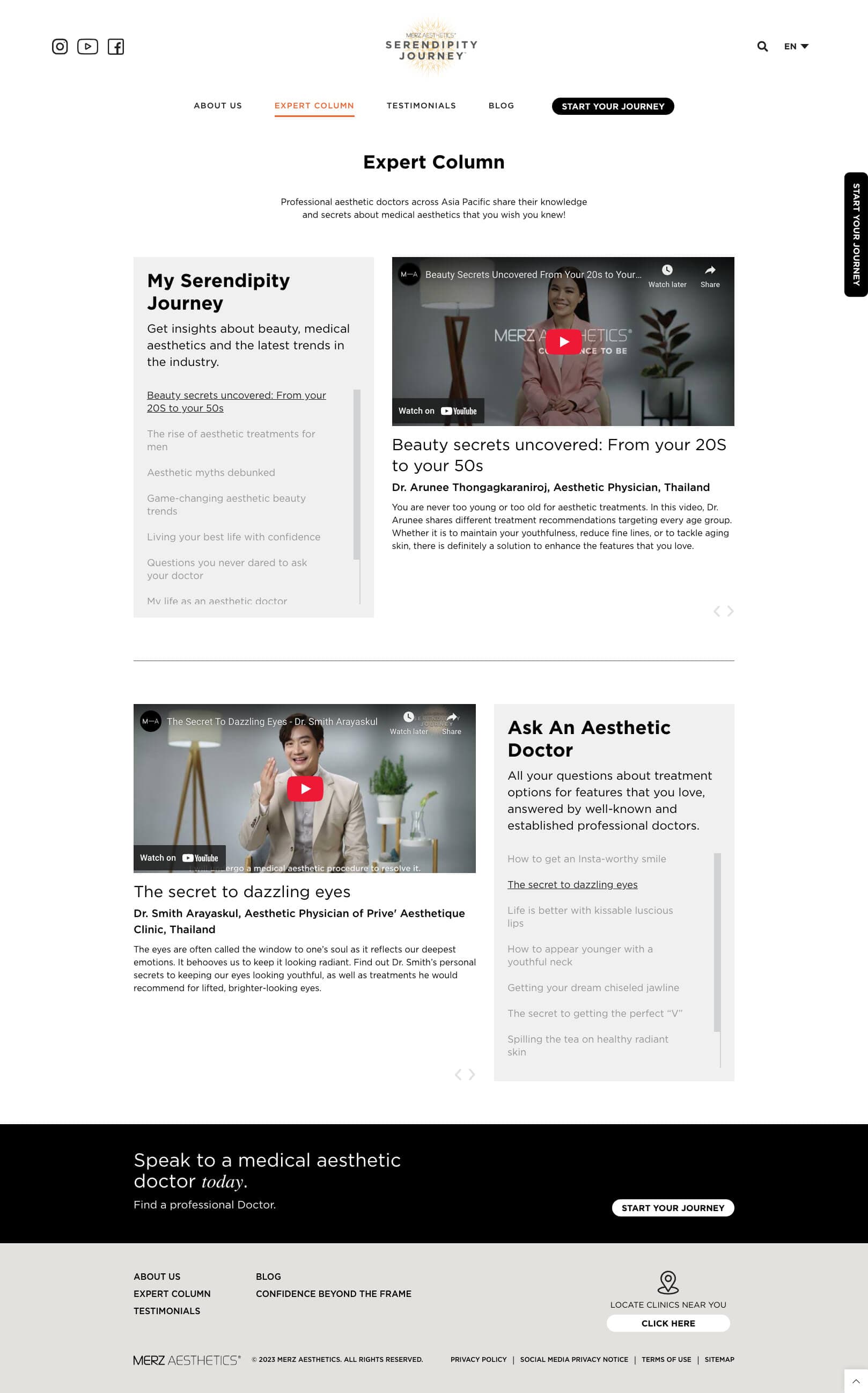 Merz Aesthetics Serendipity Journey - Expert Column