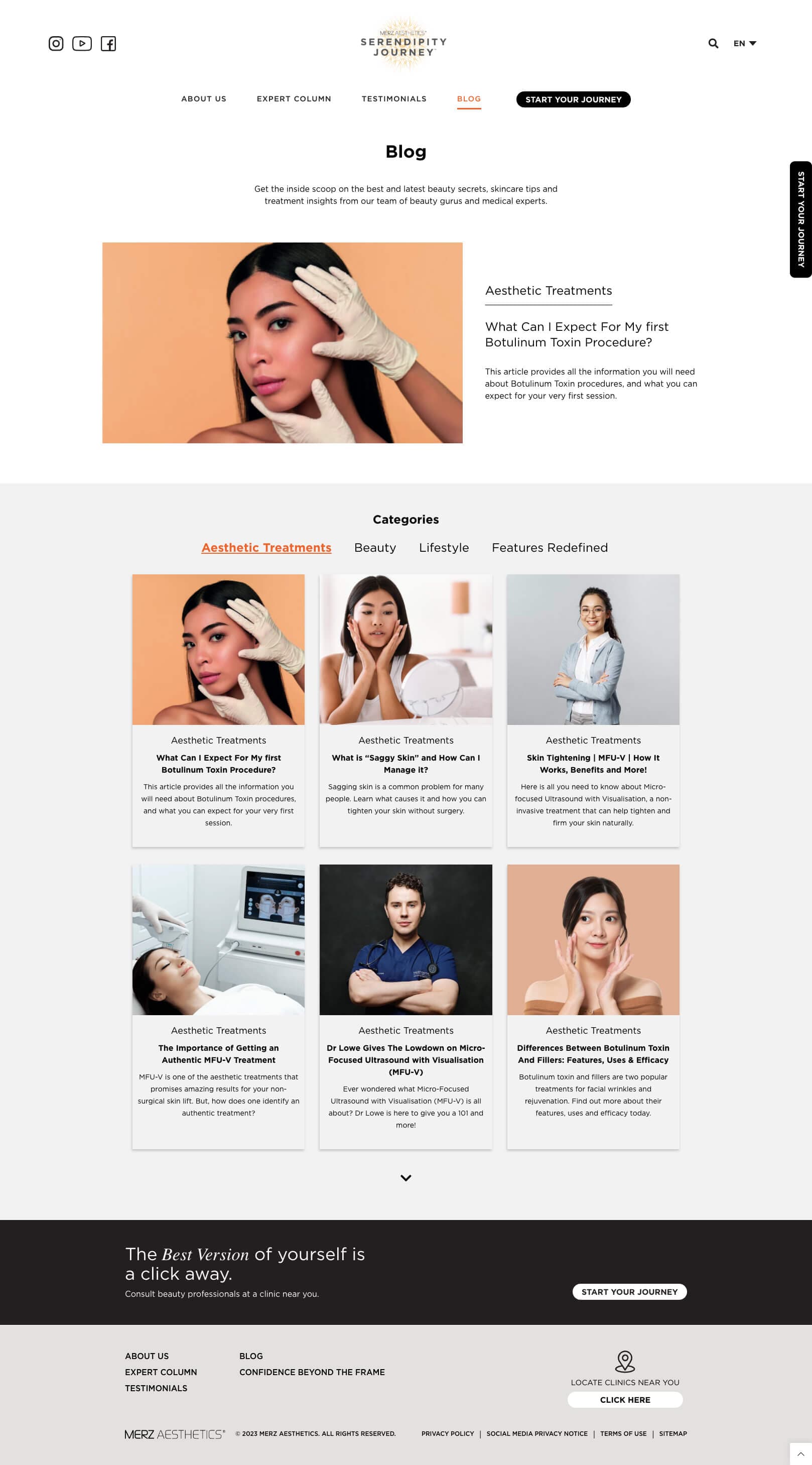 Merz Aesthetics Serendipity Journey - Blog