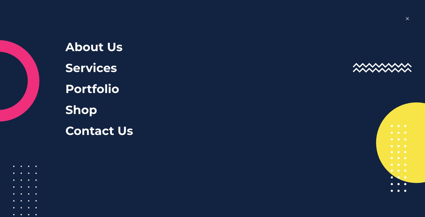 YSNC - Menu